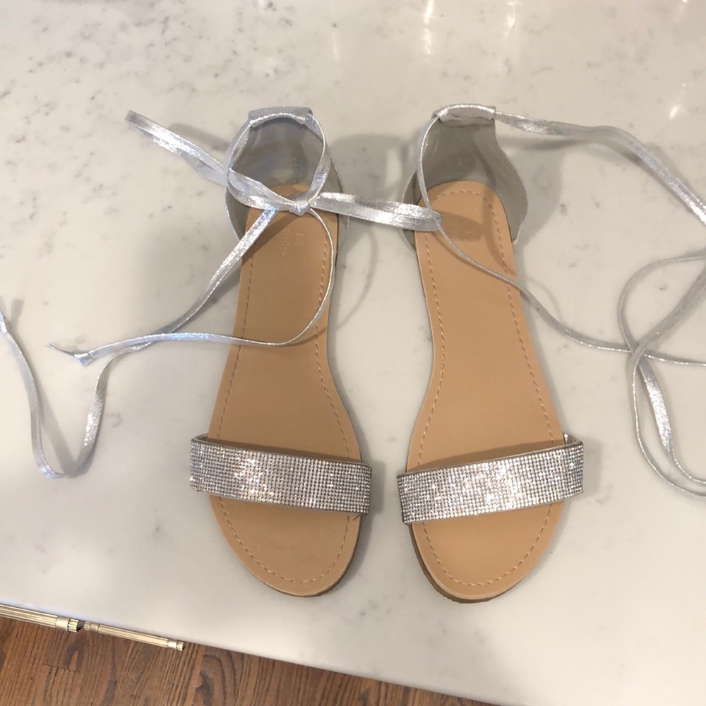 David’s Bridal Studio sandals, worn one time